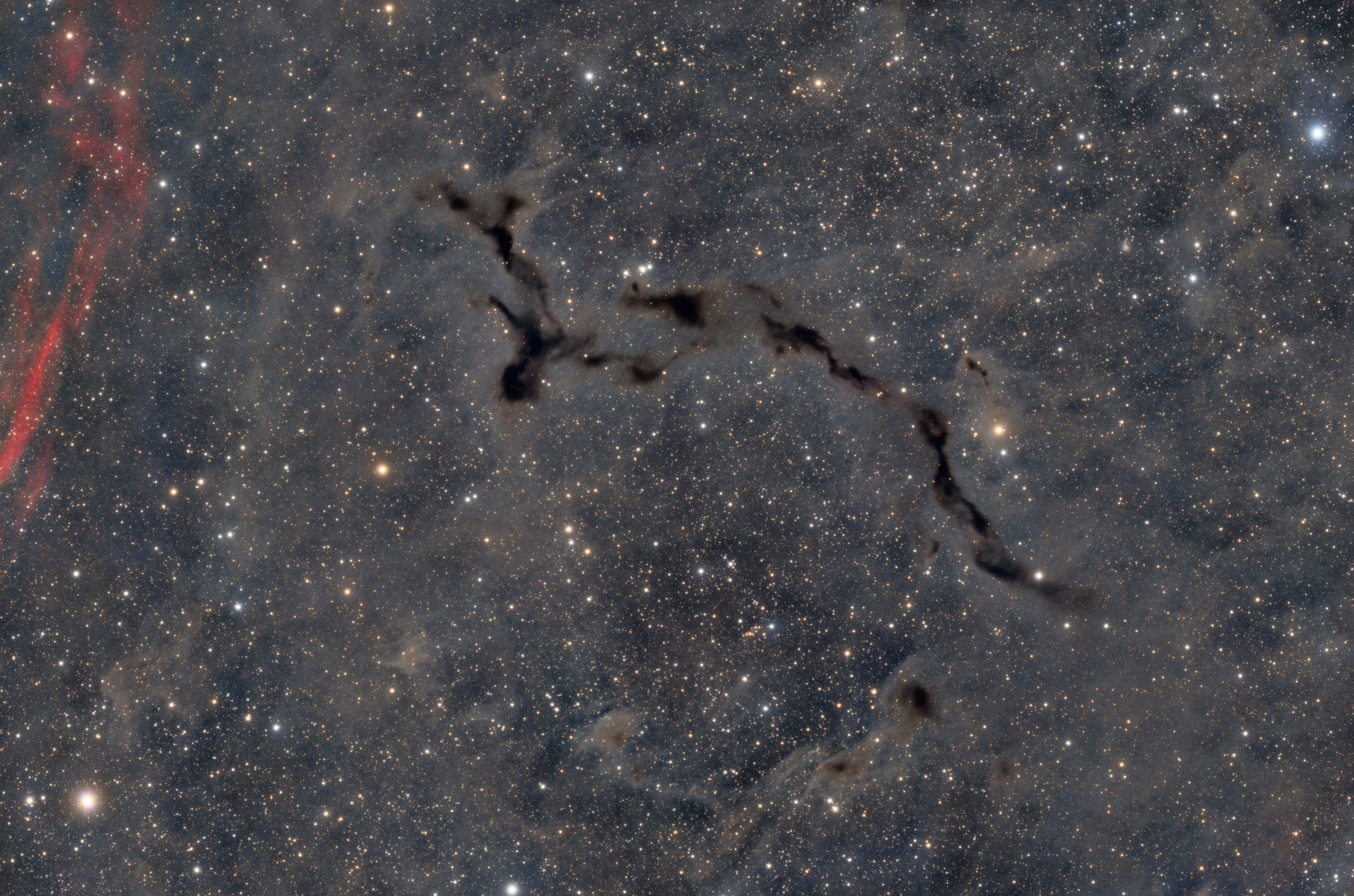 Barnard 150 | Camera: ASI6200M | Optics: Astro-Physics 130GTX | HA: 28x600" | L: 103x600" | R: 43x600" | G: 39x600" | B: 38x600" | Total Integration 41h 50m